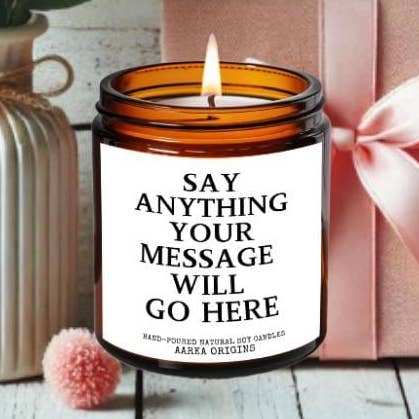 Personalisierte Kerze, personalisierte Geschenke für Ihre Lieben, personalisiertes Brautjungferngeschenk, personalisiertes Hochzeitsgeschenk, individuelle Geschenke für den Großhandel von AARKA ORIGINS