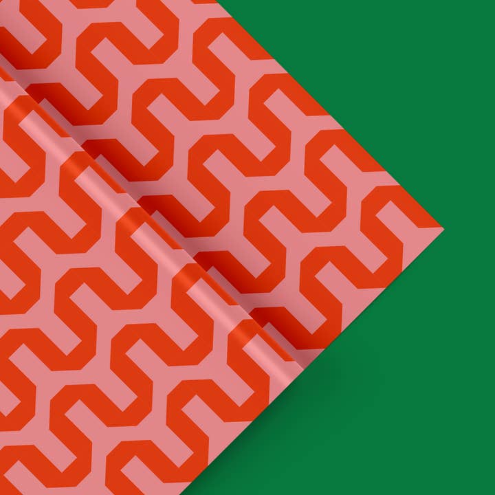 Paper Ribbons Wrapping Paper- Roll of 3 Sheets for wholesale by Mel Andrel