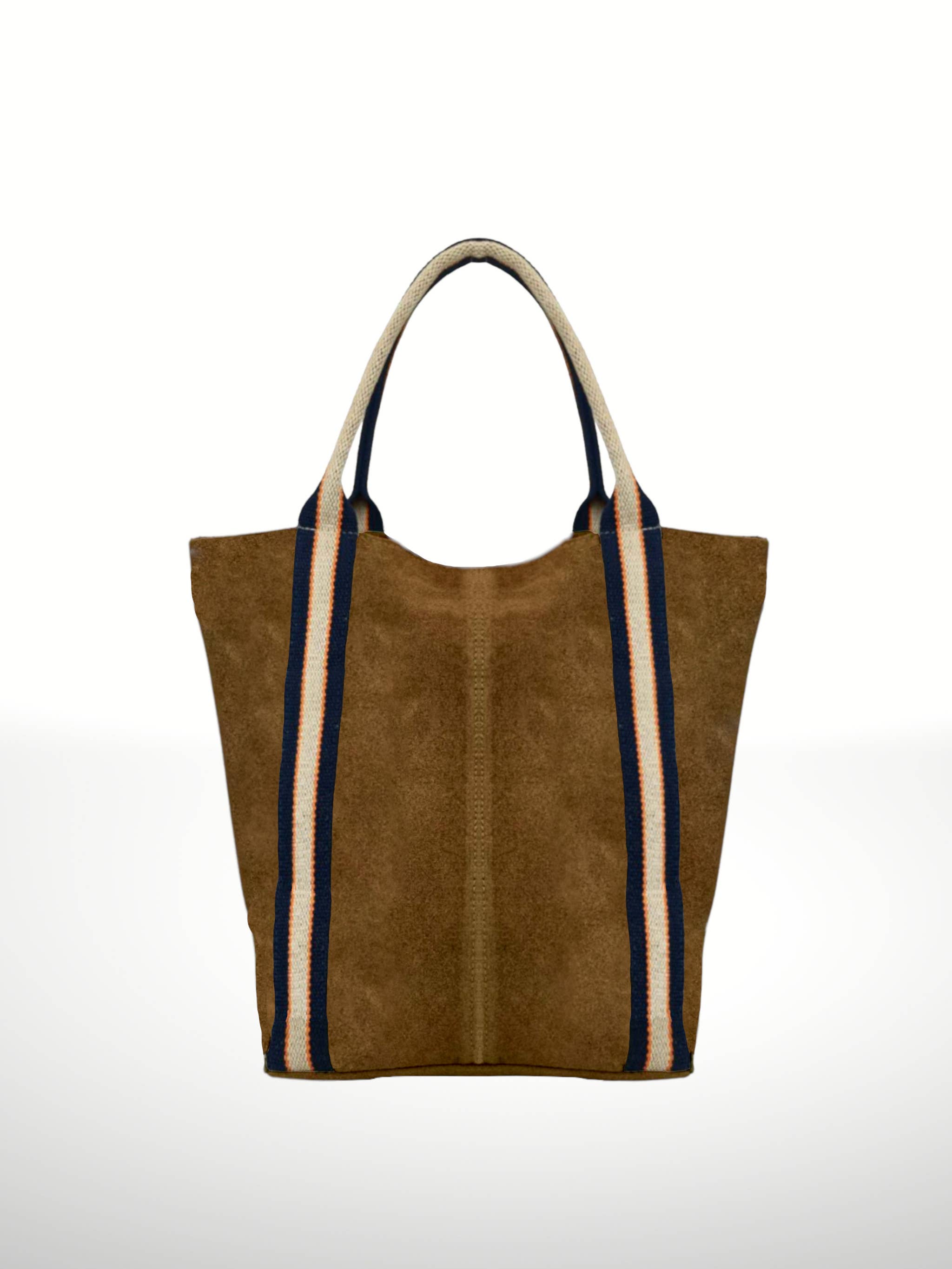 ITALIAN'S LEATHER - Wholesale Tote Bag - Women's - Melody Suede Leather Tote Bag 22189027