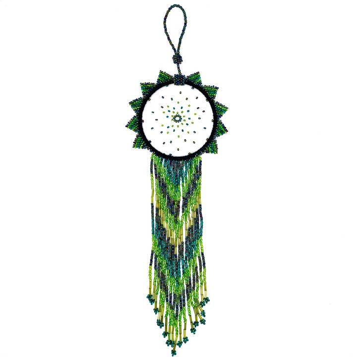Attrape-rêves en cristal vert pour la vente par KAQCHI