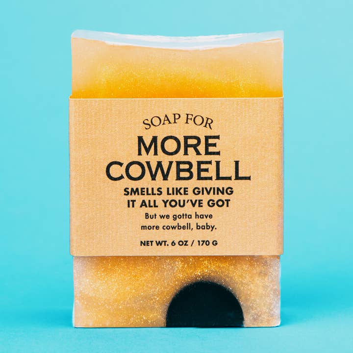 Tvål för More Cowbell | Funny Soap för wholesale av Whiskey River Soap Co.