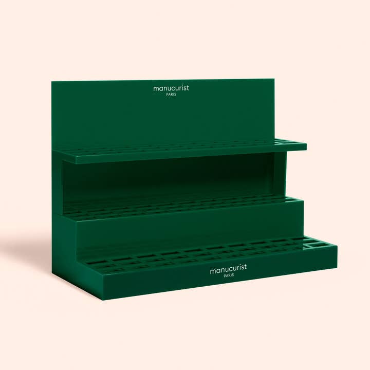 Expositor de 3 niveles vacío GF, Green y Active para venta al por mayor de Manucurist