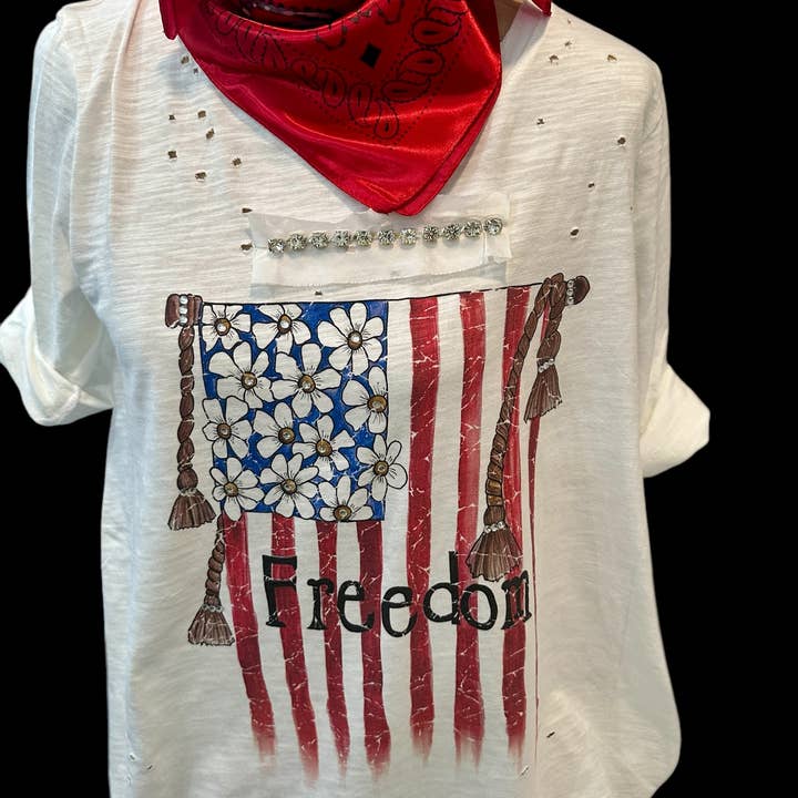 FREEDOM FOREVER Shirt for wholesale by A Rare Bird Shop