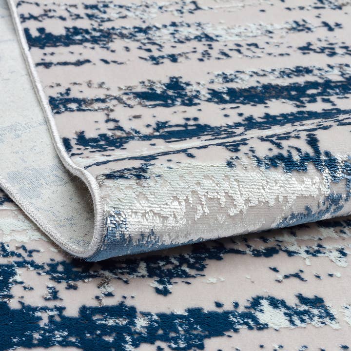 Tapete de área lavável “MILANO HOME” Náutico Azul Marinho por atacado de Amazing Rugs