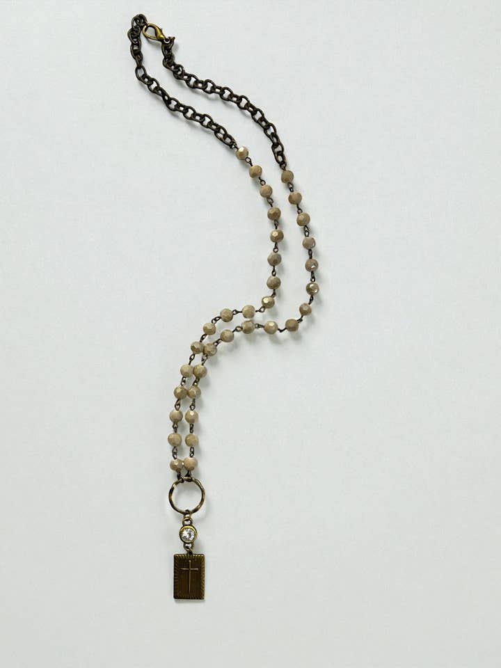 Norah 26" ivory Necklace for wholesale by Ava Capri