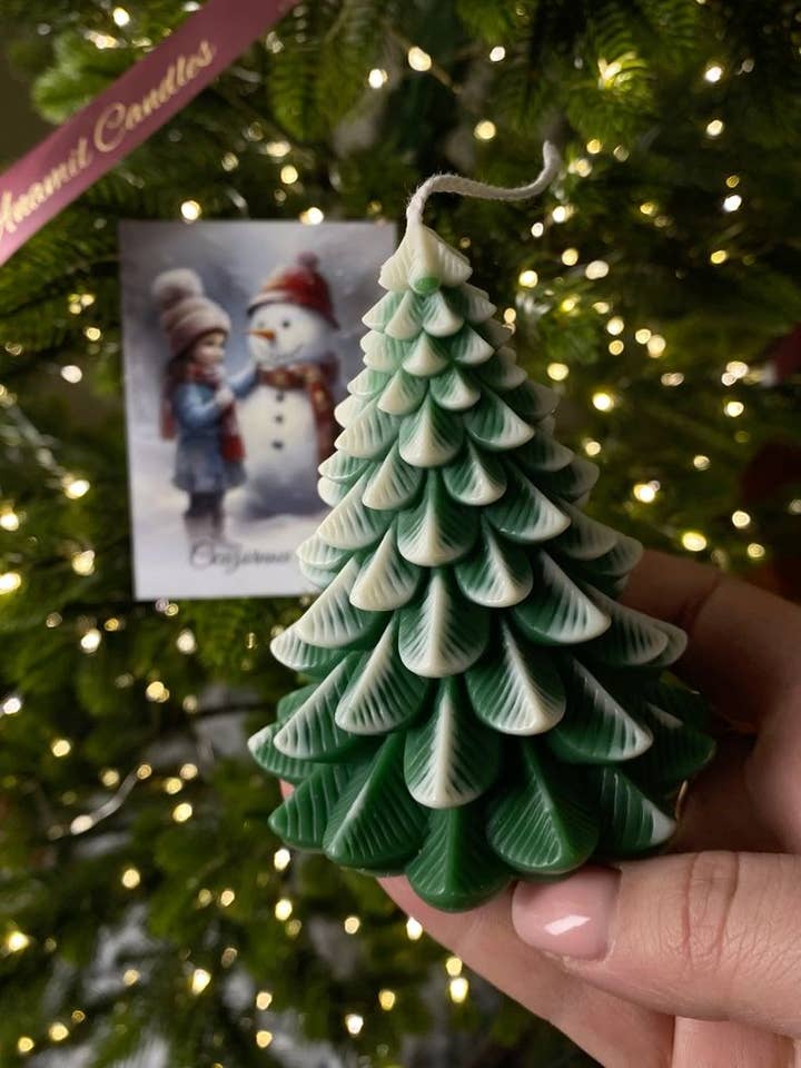 Carved Relief Fir Candle – Natural Rapeseed Wax for wholesale by Rivage Candle