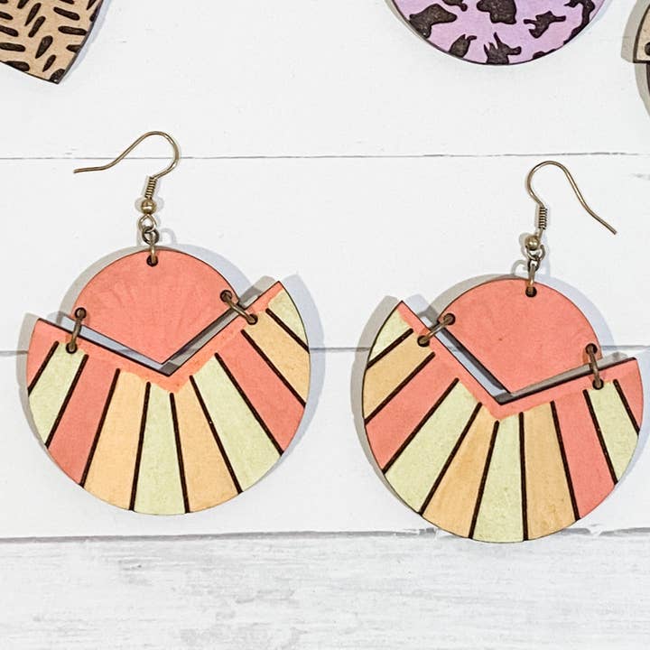Orecchini Sunset Glow Boho per la vendita all'ingrosso da parte di Natalie Fox Studio