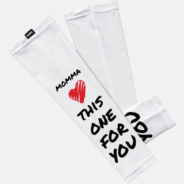 White Black Momma Arm Sleeve for wholesale on Faire