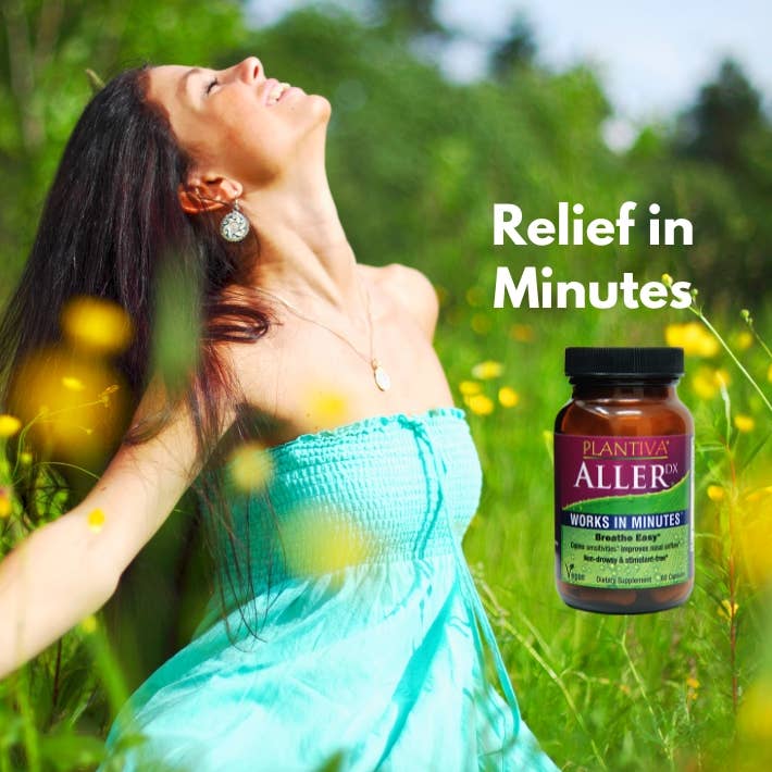 Plantiva - Natural Wellness - Wholesale Oral Supplement/Vitamin - AllerDx® 60-Capsule Glass Bottle (Vegan)