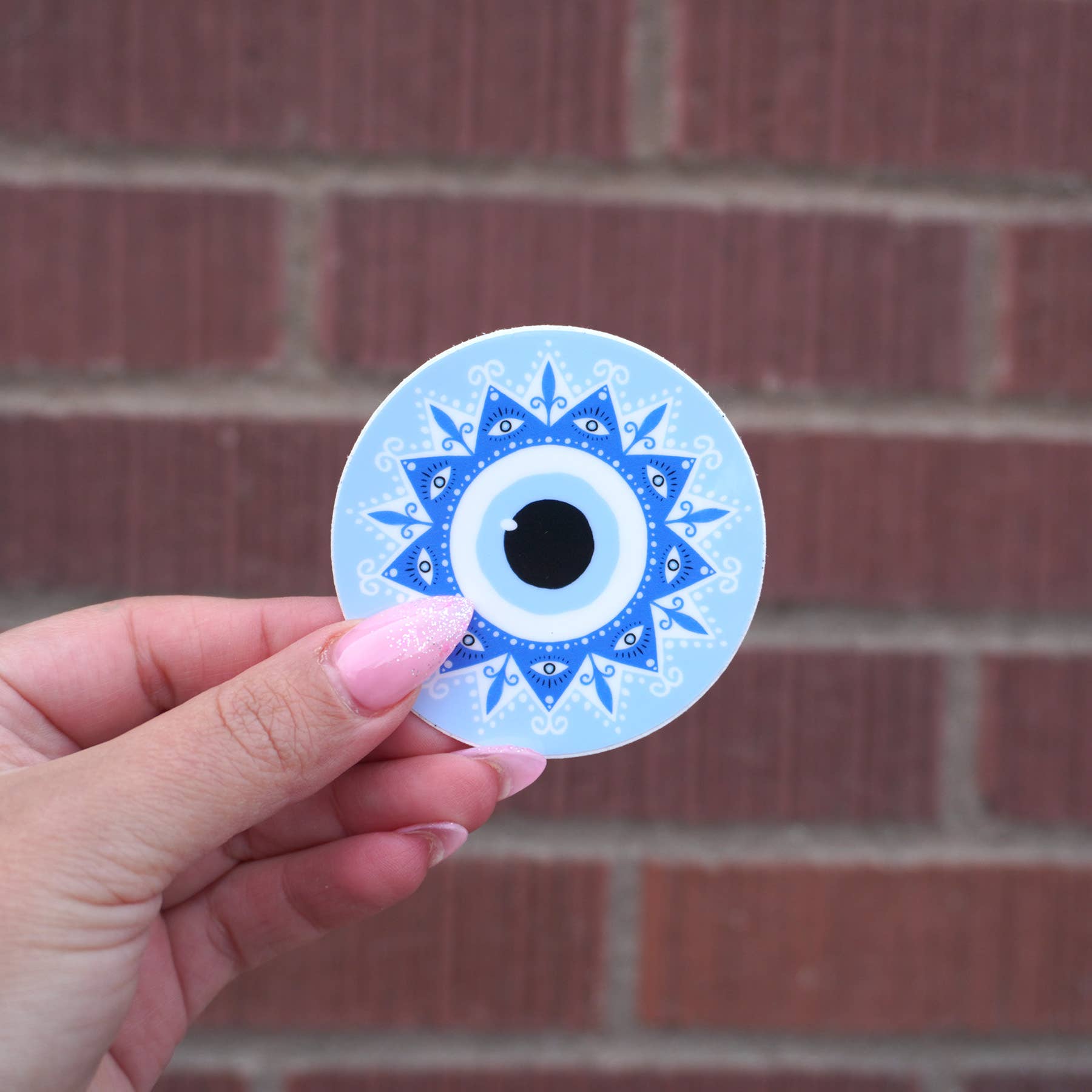 Erica Alfaro Designs - Vente Autocollant - Autocollant en vinyle Evil Eye (Mal Ojo)2