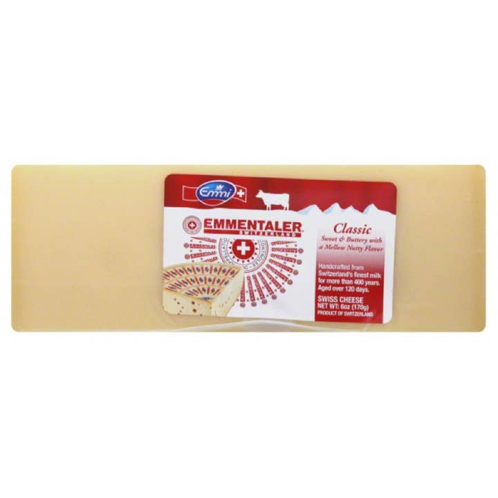 KeHE Distributors, LLC - Wholesale Cheese - Emmi Classic Swiss Cheese, 6 Oz