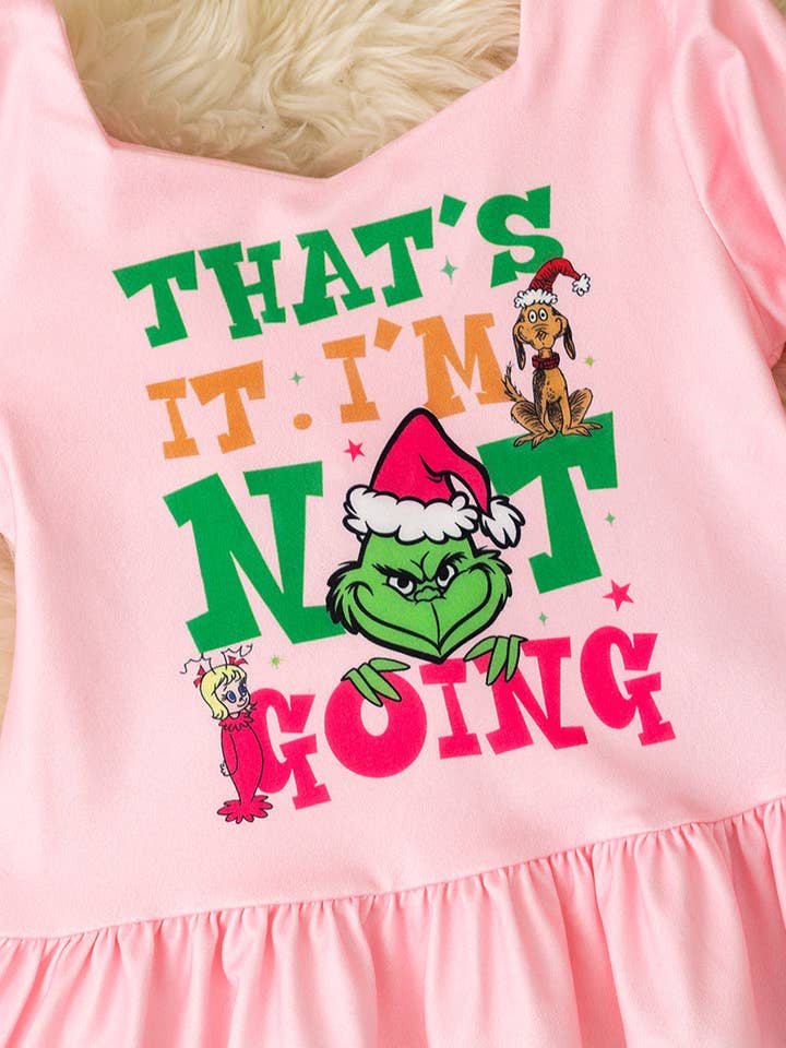 Kids Charm Online - Wholesale Top & Pant Set - Kids - 🎟️That's it. I'm not going" girls lt. pink tunic with faux 1