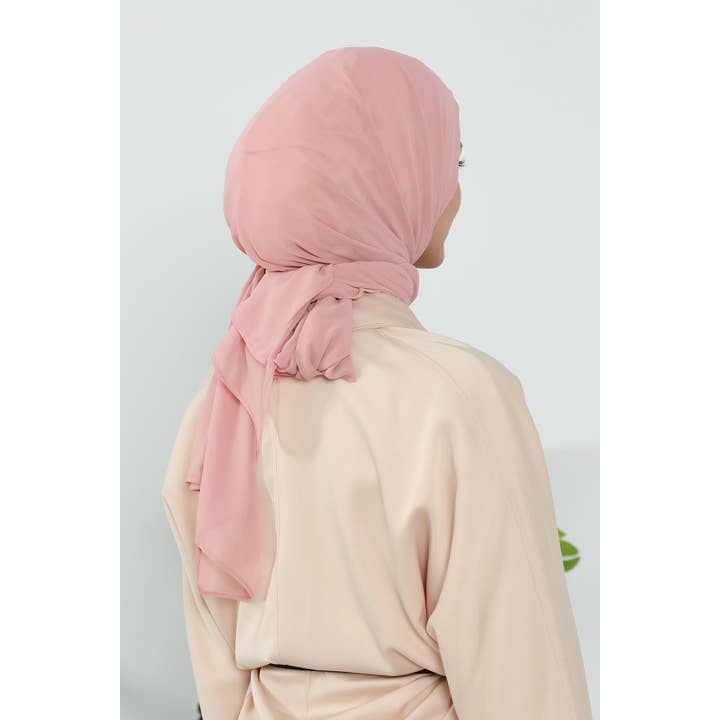 Aisha's Design - Wholesale Hijab – Women’s - Instant Chiffon Shawl Headscarf for Women with Cotton Bonnet Chiffon Turban Cap, Ready-to-Wear Soft Chiffon Shawl Instant Hijab Wrap,PS-4643