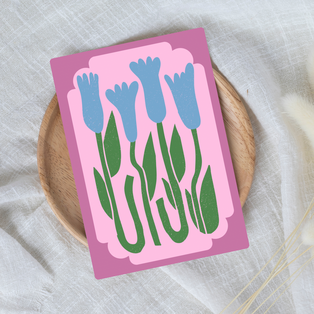 Paper Station - Vendita all'ingrosso Set di cartoleria/cancelleria - Set da 40 biglietti con fiori vintage in confezione bulk6