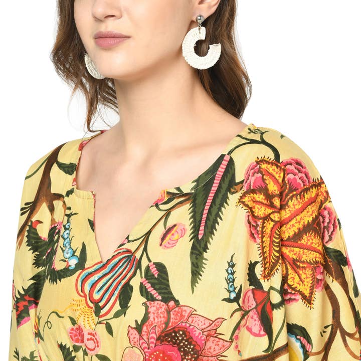 Linen Connections - Wholesale Kaftan - Women's - Cotton Kaftan, Caftan, Maxi Dress, Cotton Dress, Plus size C6