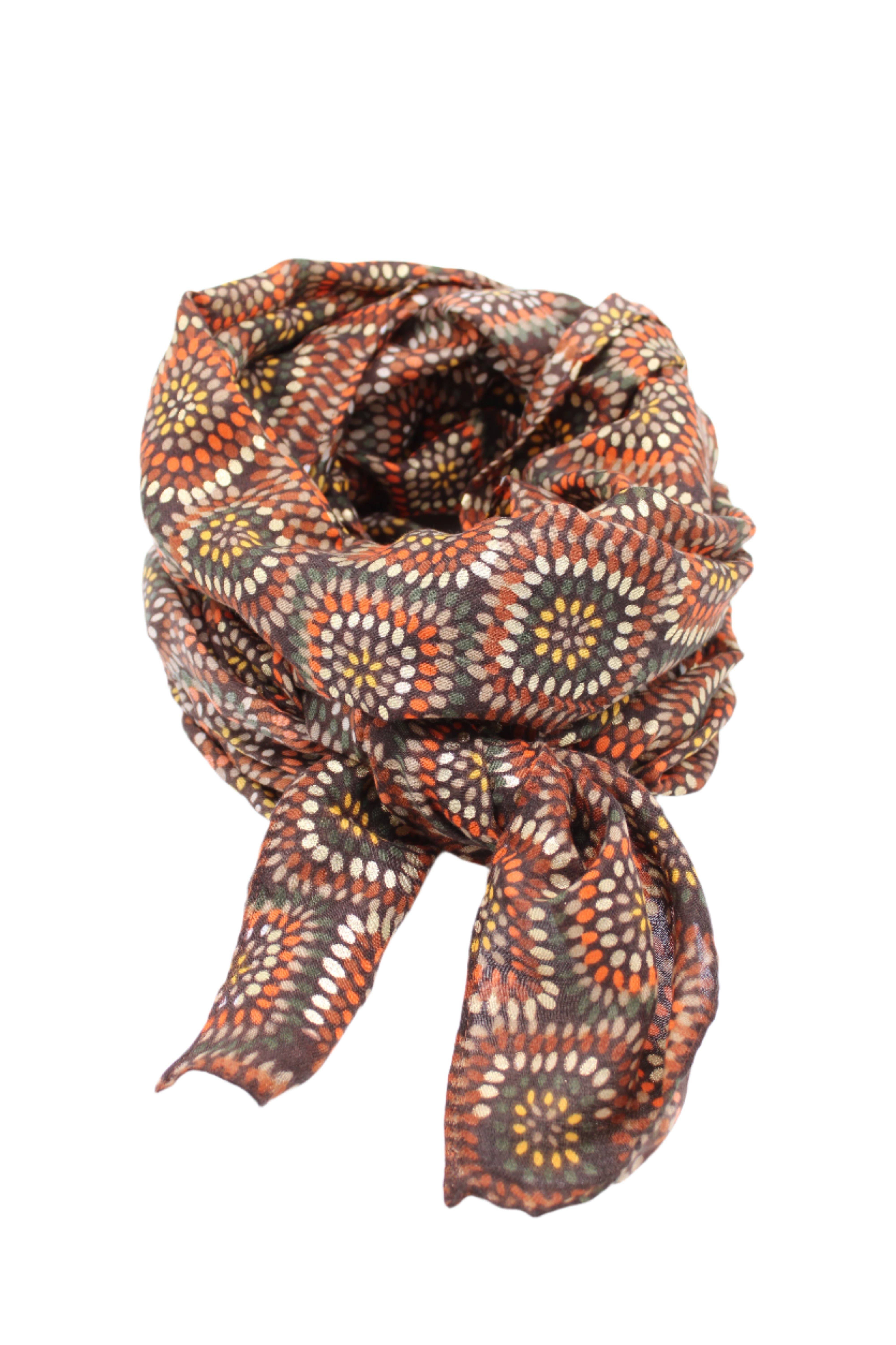 Shebobo – Engroshandel Tørklæde - Unisex – Vegas geometrisk print med metalliske detaljer tørklæde wrap0