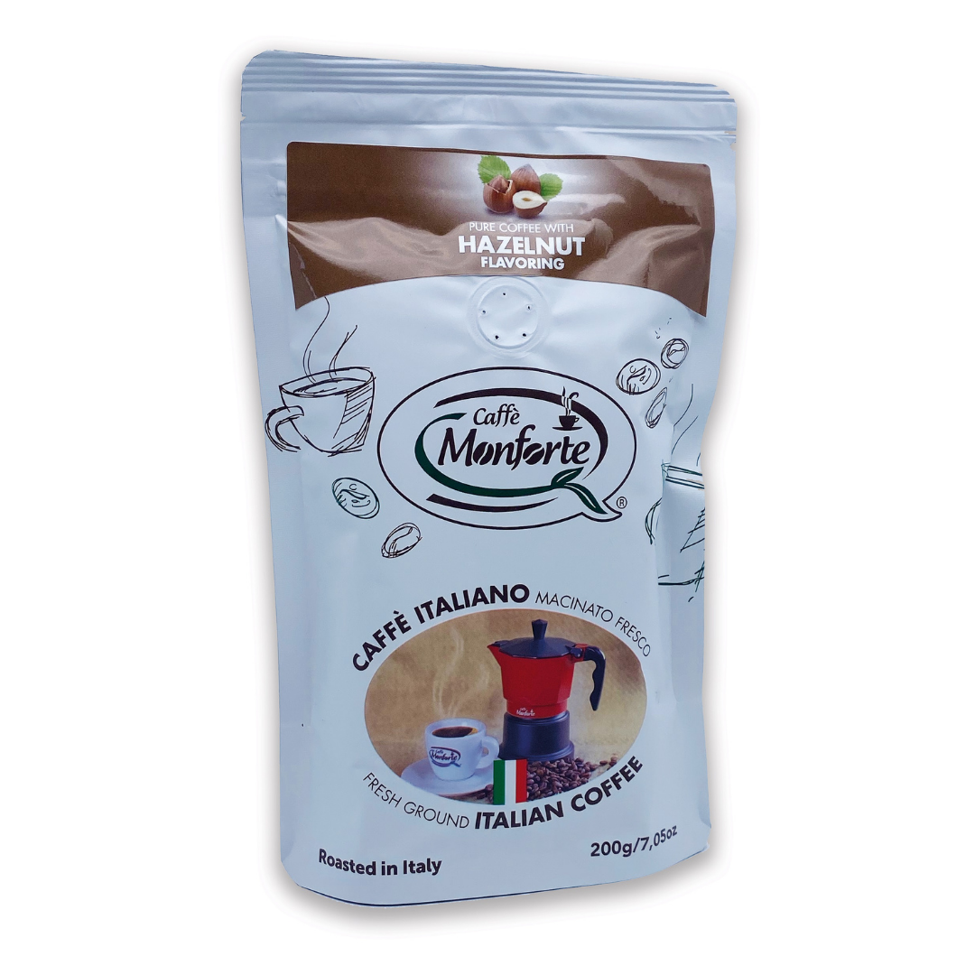 Caffè Monforte - Wholesale Ground Coffee - Chocolate, Cinnamon, Hazelnut and Vanilla gound coffee2