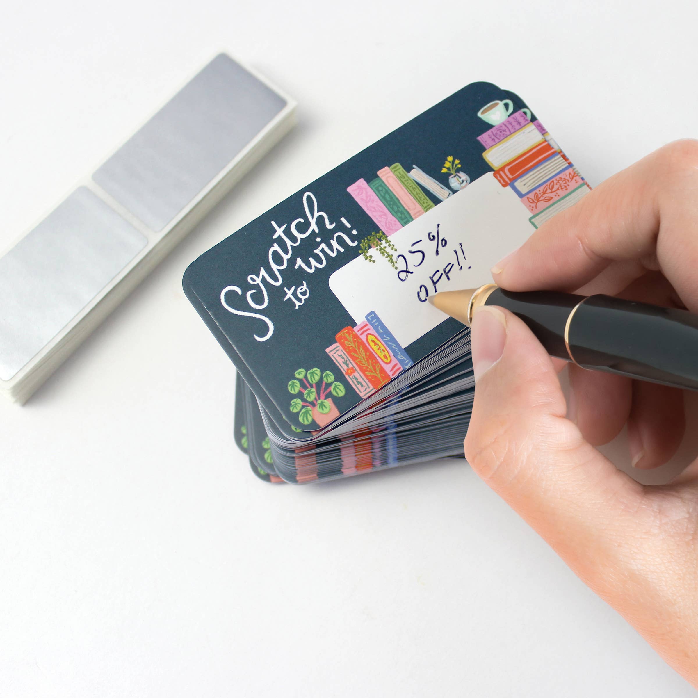 Inklings Paperie – wholesale Kontorsmateriel/Notecard Set – 100 kundskraplotter - Bokhandel10