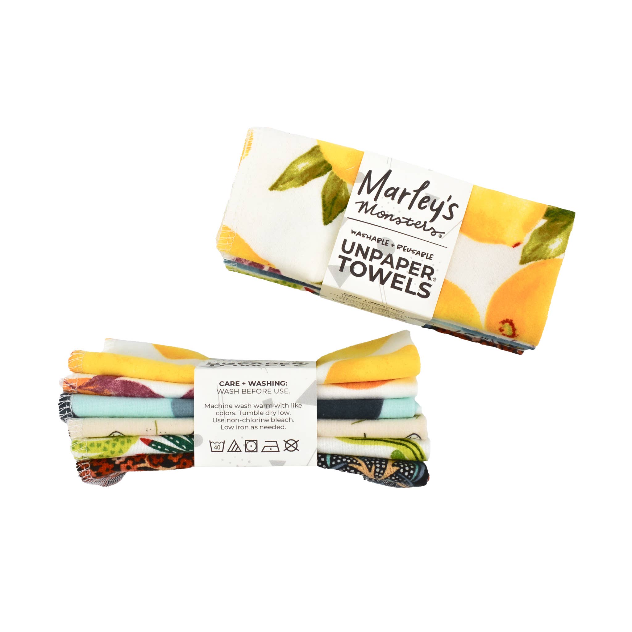 Marley's Monsters - Vente Essuie-tout - Pack de recharge de serviettes réutilisables UNpaper® : Imprimés7