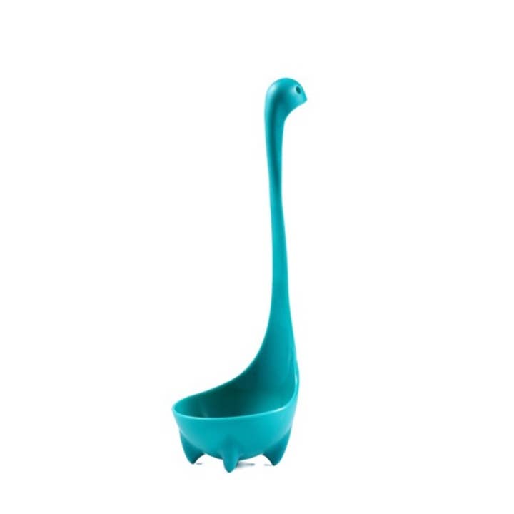 Homerely (We Cover All Import Duties) - Vente Cuillère de cuisine - Cuillère à soupe créative en silicone à manche long en forme de dinosaure