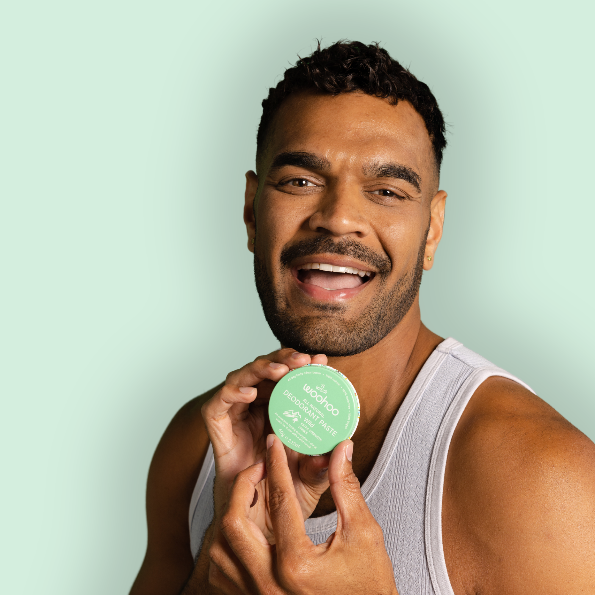 Woohoo Body - Wholesale Deodorant - Unisex - Woohoo All Natural Deodorant Paste (Wild) 60g - NEW FORMULA1