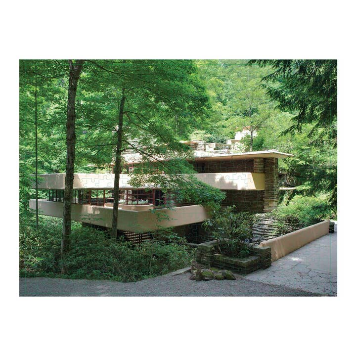 Chronicle Books - Wholesale Puzzle - Adult - Frank Lloyd Wright Fallingwater 2-Sided 500 Piece Puzzle2