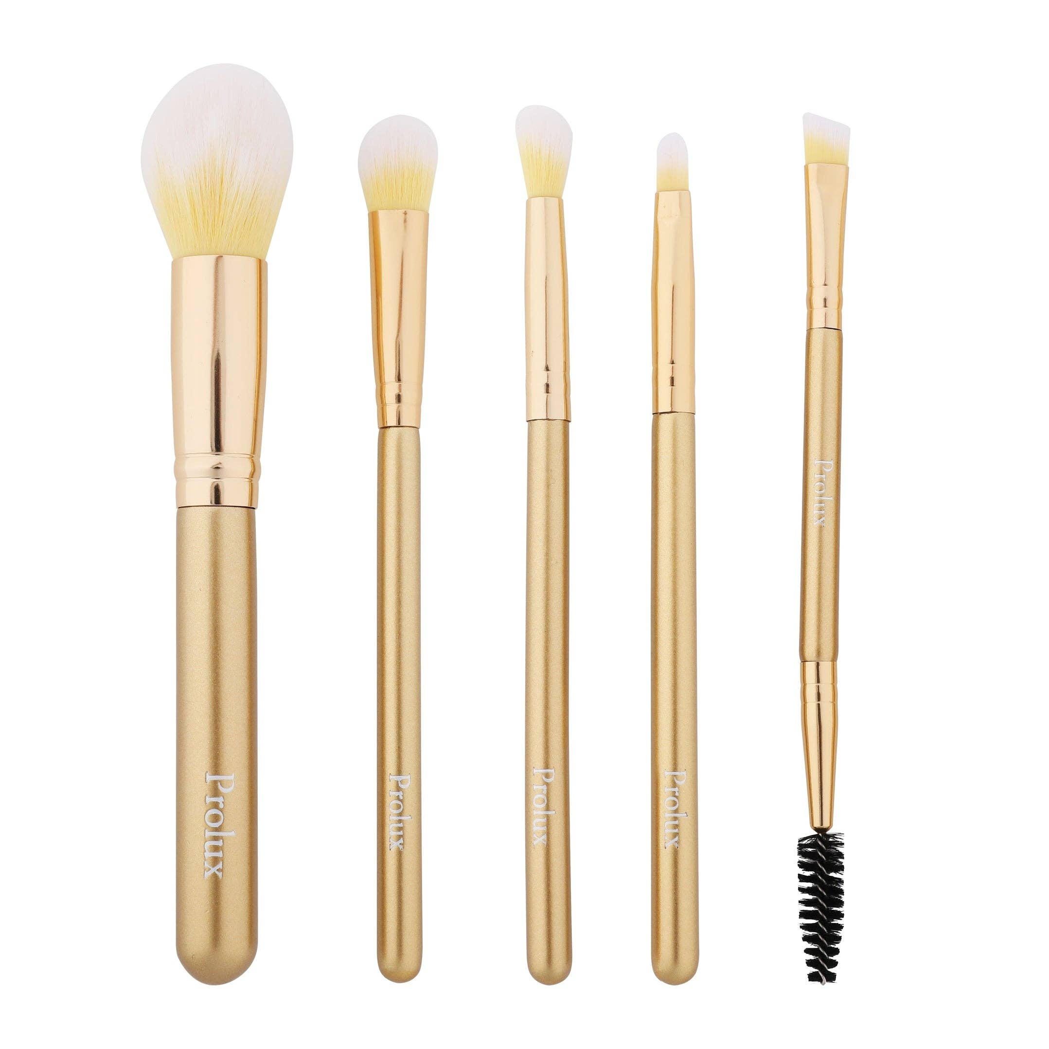 Efon International Corp. - Wholesale Makeup Brush Set - Deluxe - High-Quality Synthetic Bristles 5-piece Brush Set4