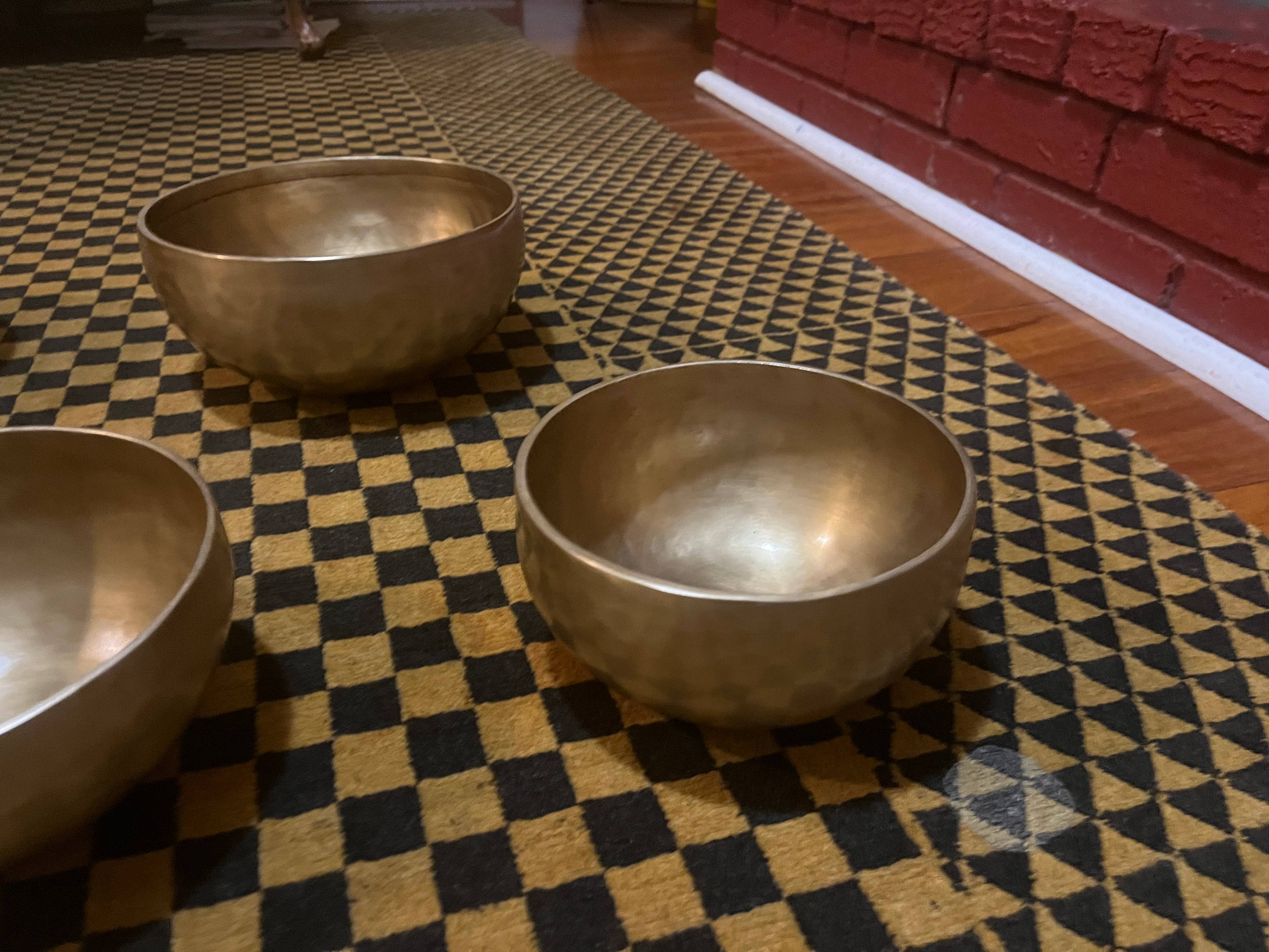 Heritage good Nepal - Wholesale Meditatie benodigdheden - Professioneel gestemde handgesmede klankschaal set van zeven1