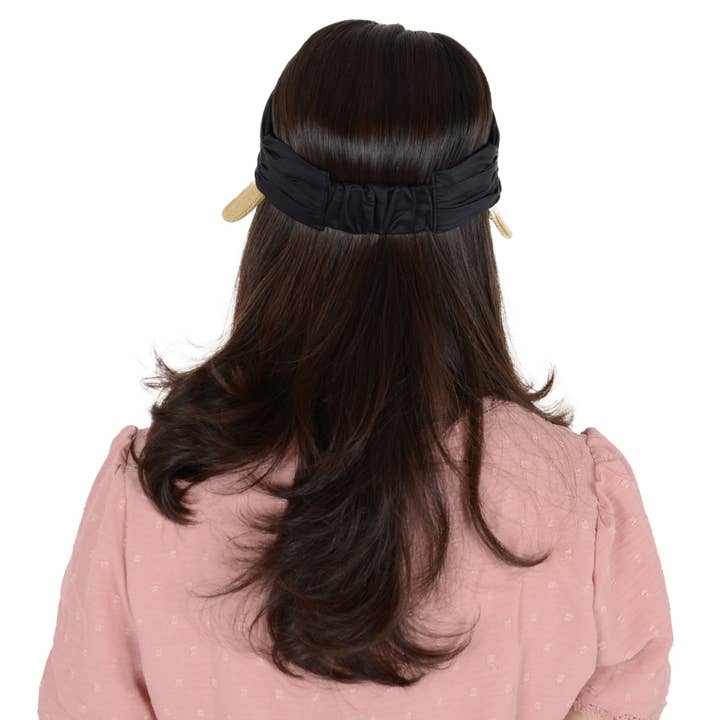 AK Brand - Wholesale Visor - Women's - Straw Sun Visor Wide Brim Adjustable Band Lightweight Hat7