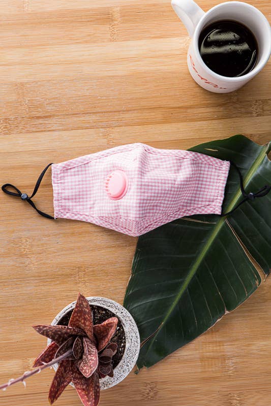 Leto Accessories - Wholesale Protective Face Mask/Shield - Checkered Mask With Colored Filter19