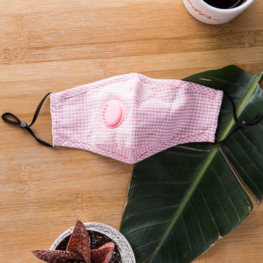 Leto Accessories - Wholesale Protective Face Mask/Shield - Checkered Mask With Colored Filter19