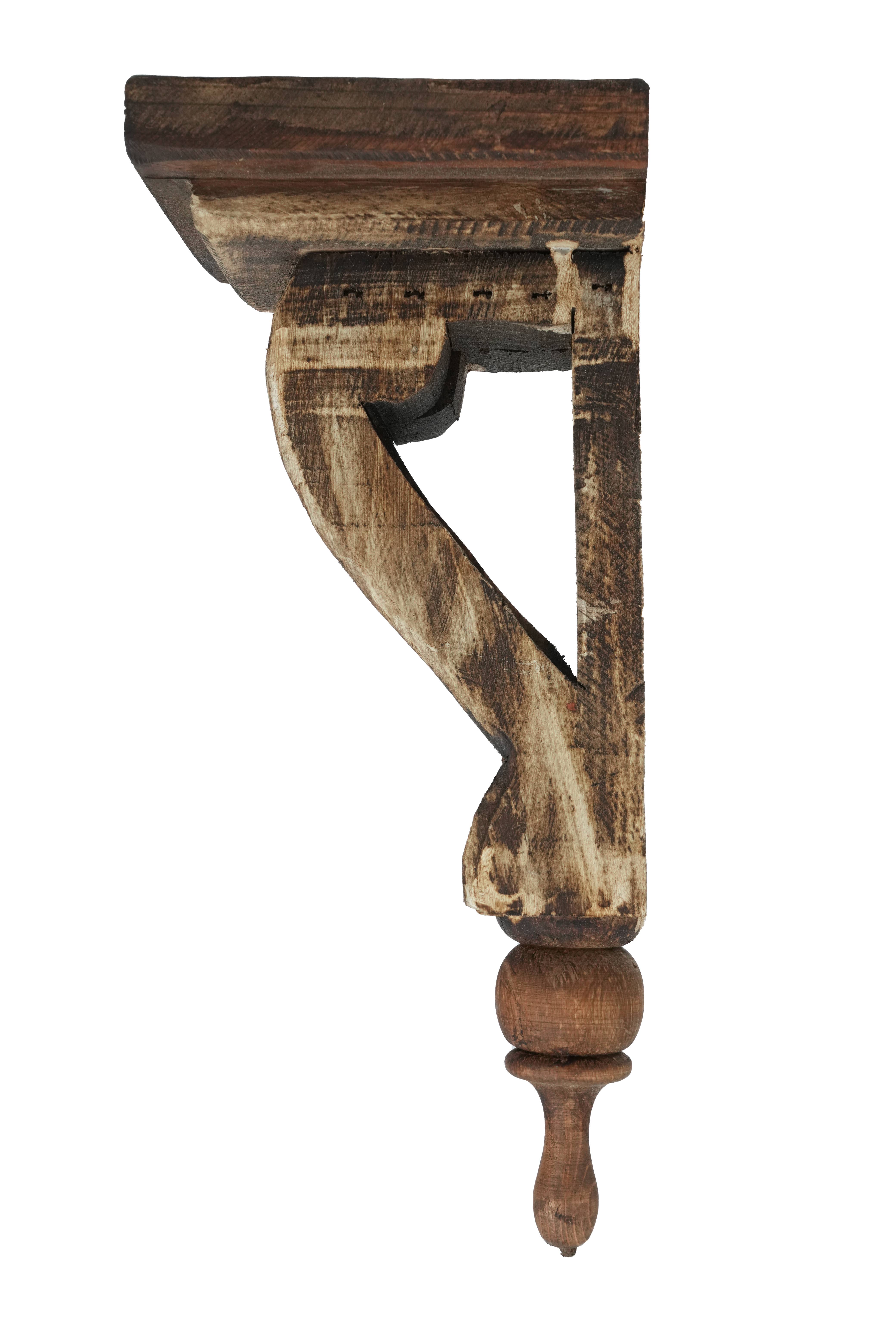 My Amigos Imports - Wholesale Decorative Tabletop Object -  Joliet Farmhouse-Rustic-Corbel-Antiqued White-5Wx6Dx14H-NEW9