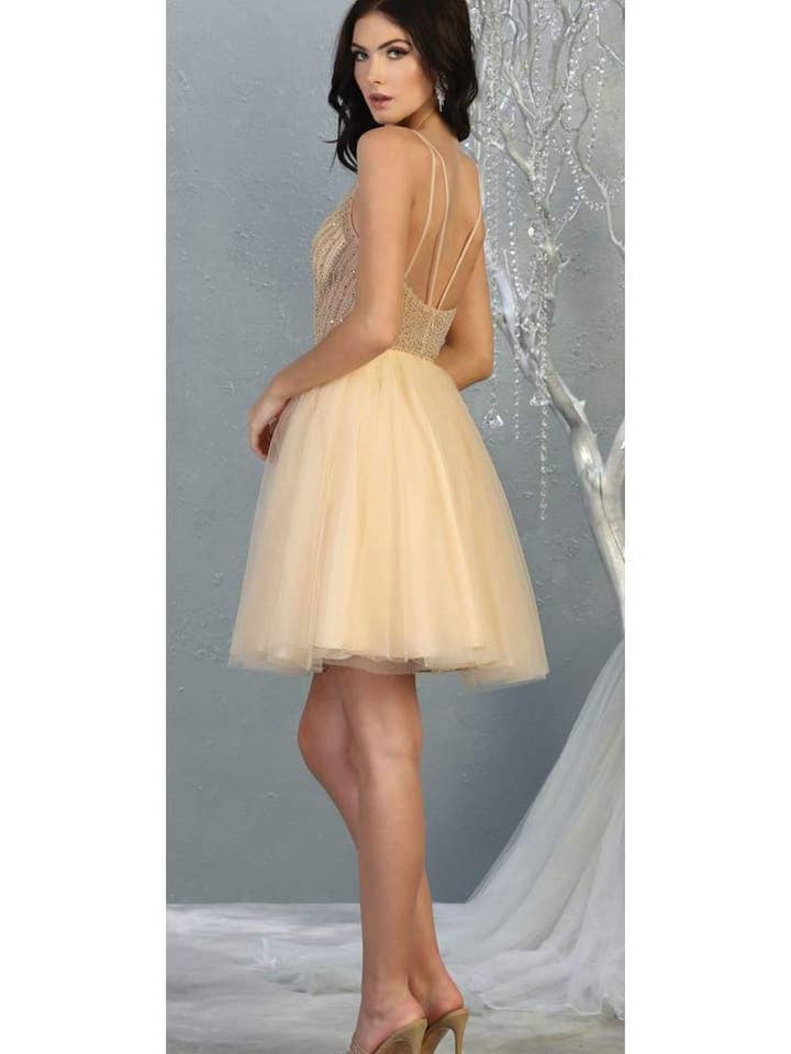 LA Merchandise – wholesale Dress – Women's – Graduation Embellished Dress -LA1800