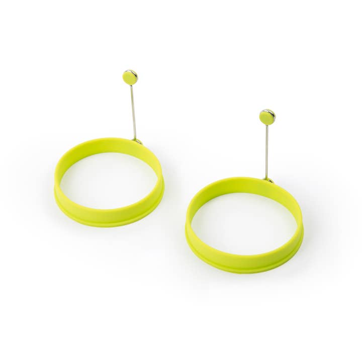 Fox Run Brands - Wholesale Kitchen Tool/Gadget - Fox Run Silicone Egg Ring, Set of 2, 6.25" x 4" x 1.25"