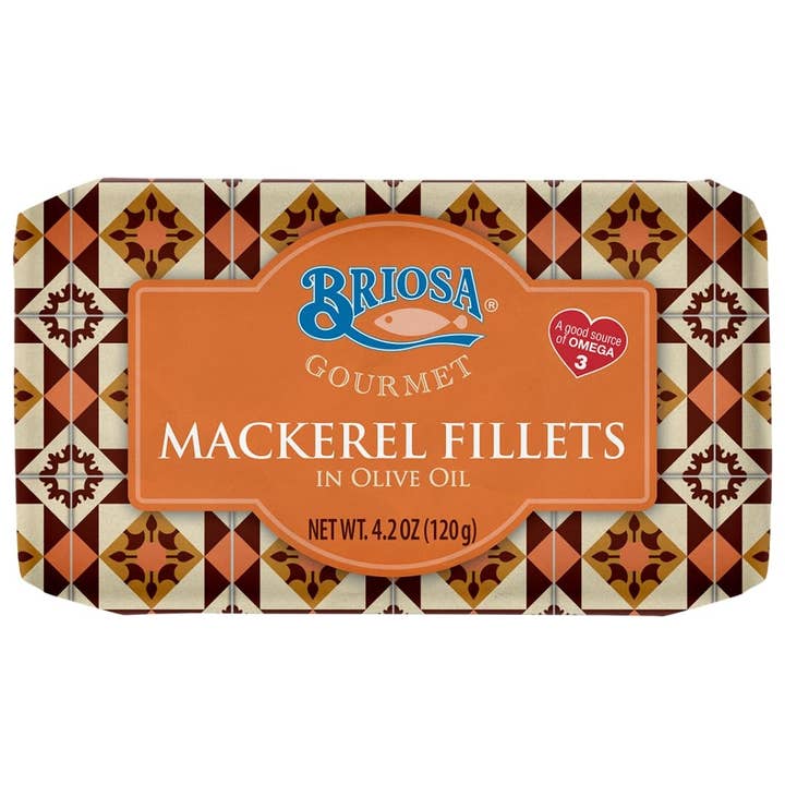 Briosa Gourmet Mackerel Fillets in Olive Oil for wholesale by International Loft