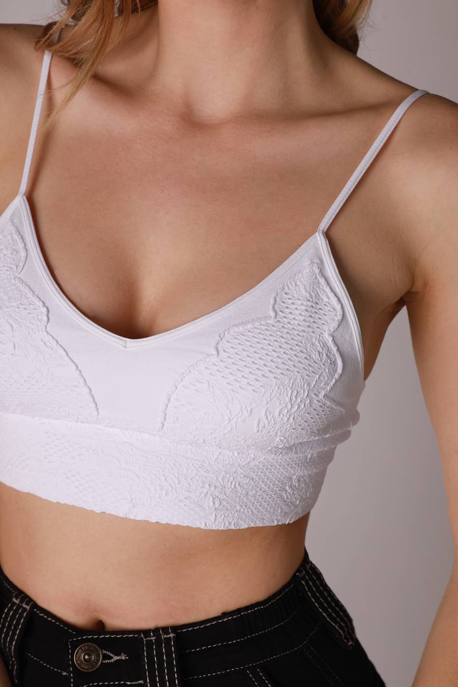 NIKIBIKI - Venta al por mayor Brallete - Mujer - NS7770 - Bralette bordado de encaje16