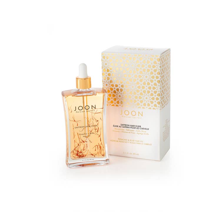 Joon Haircare - Vendita all'ingrosso Oli per capelli - Olio di elisir per capelli allo zafferano 3,1 once (92 ml)