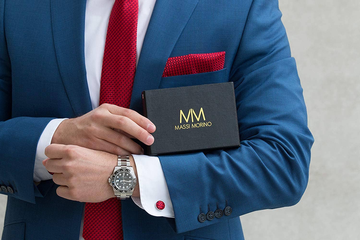 Massi Morino - Wholesale Necktie - Men's - Tie set | Extensive box content22