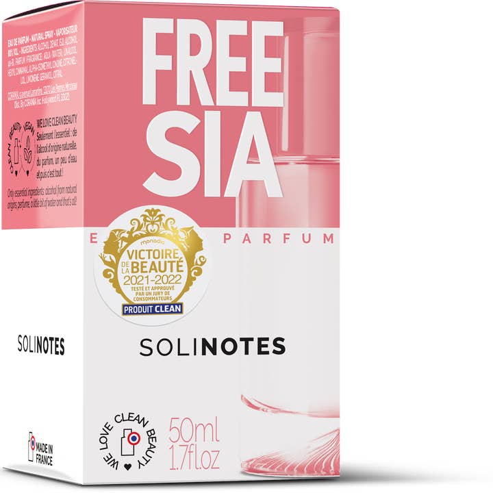 Solinotes (US Stores) - Distributed by Scents of Europe - Wholesale Perfume/Eau de Toilette - Freesia Perfume 1.7 oz - CLEAN BEAUTY