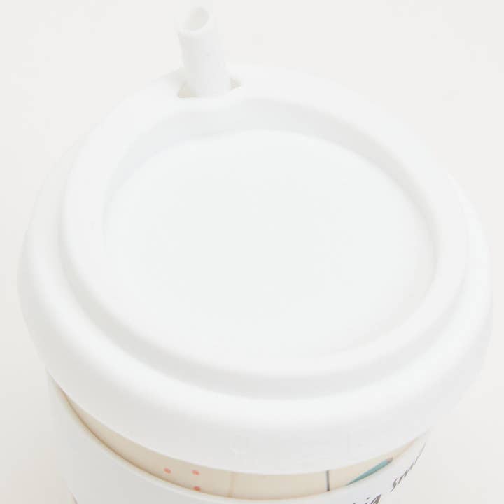 Itti – Großhandel Trinkglas/Tasse – Kind & Baby – 240 ml Itti Bambus Baby Cino Becher + 1 Strohhalm - Zoom Zoom2