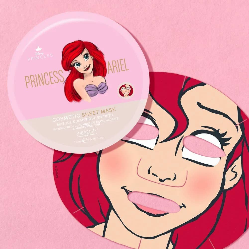 Kcosmetique – Engroshandel Ansigtsmaske – Cosmetisk arkmaske - Princess Ariel - Mad Beauty2