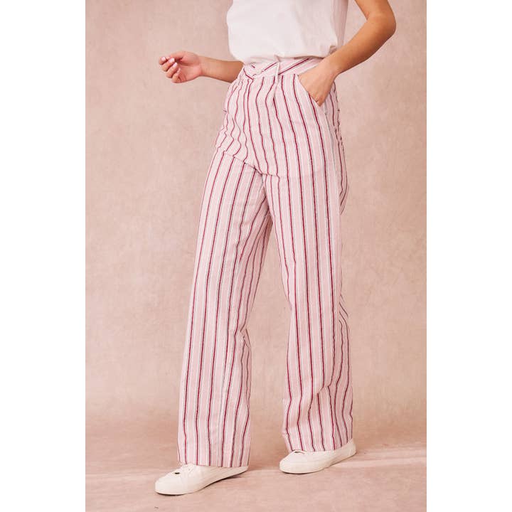 POLLY - Striped Cotton-Blend Wide-Leg Pants
and other Purchase Wholesale polly. Free Returns & Net 60 Terms on Faire trending on Faire.