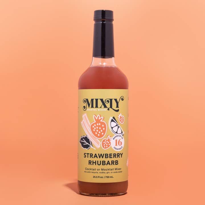 Mélangeur de boissons cocktail / mocktail Fraise Rhubarbe 750mL pour la vente par Mixly