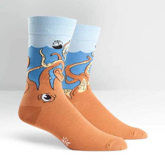 Squid-O Men's Crew Socks and other Purchase Wholesale squid sock. Free Returns & Net 60 Terms on Faire trending on Faire.