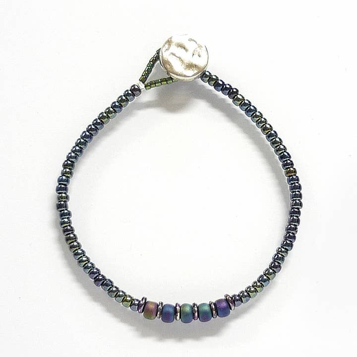 Lyra - Unisex bracelet in Japanese Miyuki crystal. for wholesale by Ragalaxys