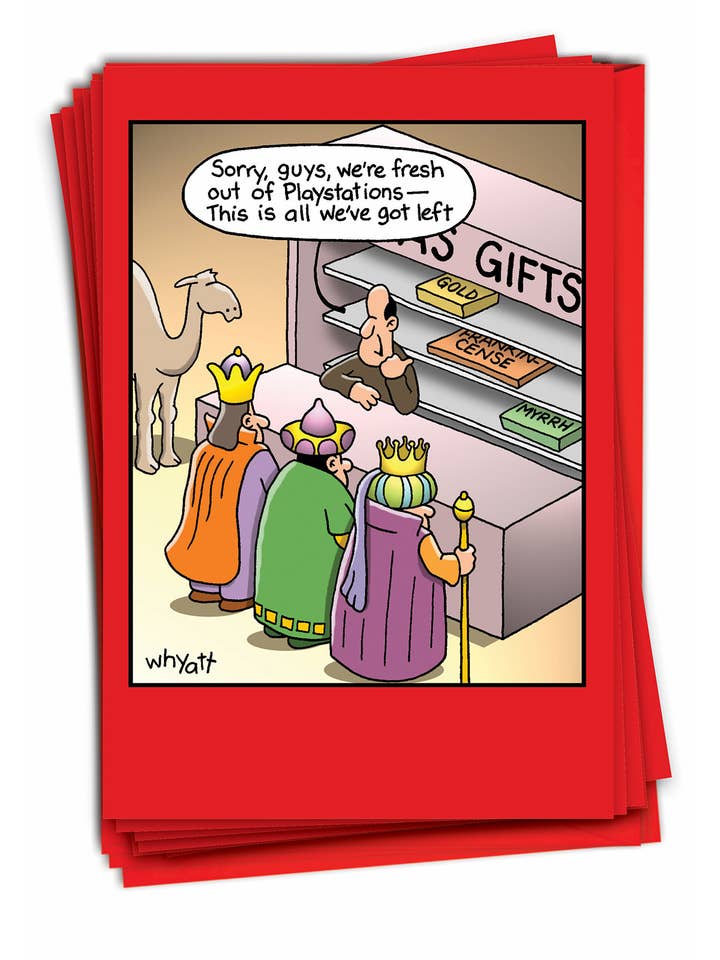 Box mit 12 Weihnachtskarten — Fresh Out für den Großhandel von NobleWorks