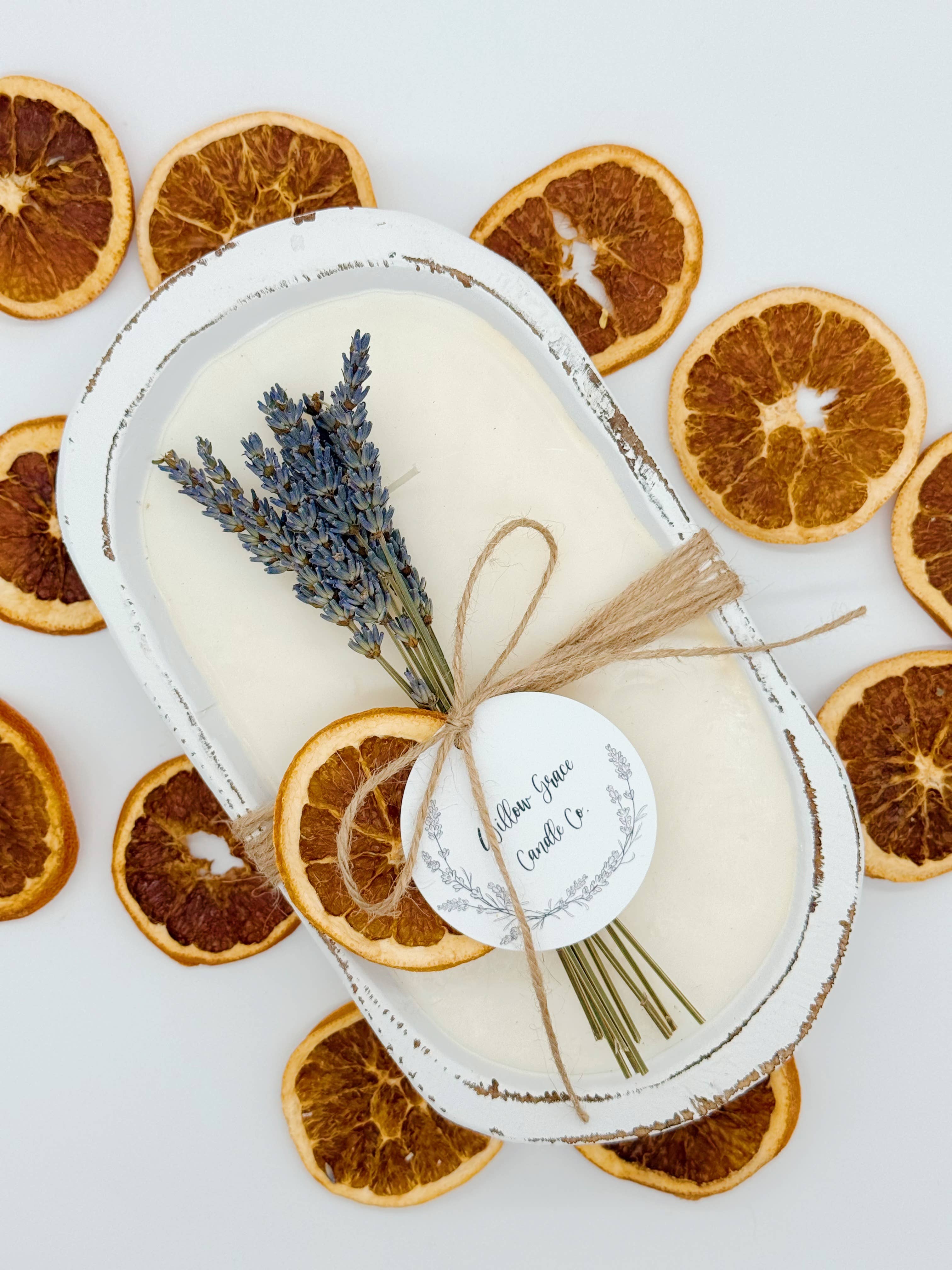 Willow Grace Candle Co - Wholesale Jar/Filled Candle - Summer Citrus Petite Dough Candle2