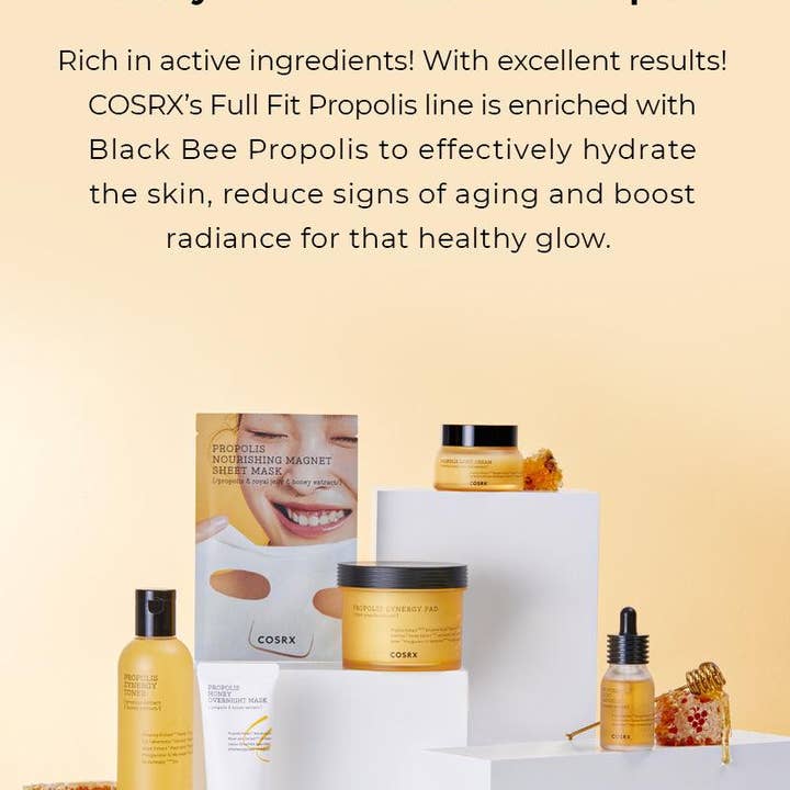 Best Beauty Group - Wholesale Facial Care Set/Kit - COSRX Honey Glow Propolis 3 Step Kit2