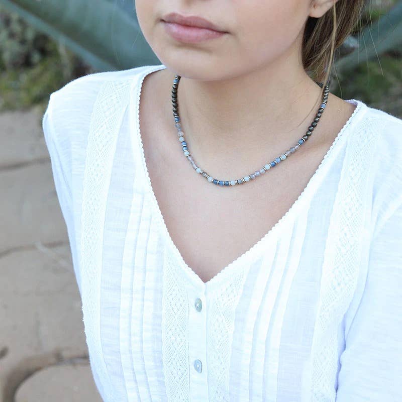 REMOVED BRAND - Wholesale Beaded/Pearl Necklace - Calm and Renewal Delicate Necklace2