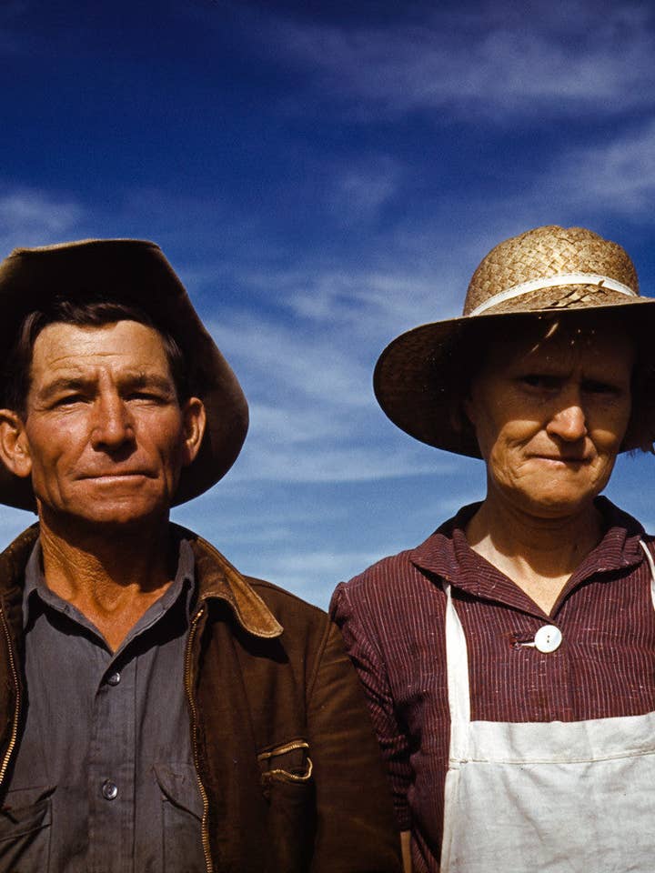 Jim Norris and Wife, Homesteaders, Pie Town, New Mexico for wholesale by Print Collection